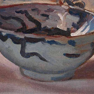Still Life, Dirk Jan Koets, Dutch (1895-1956) Oil on canvas, 30 x 40 cm, Via huariqueje, detail