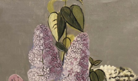 Jean Brusselmans (Belgian, 1884-1953), Seringen [Lilacs], 1934. Oil on canvas, 85 x 60 cm., Source: https://herzogtum-sachsen-weissenfels.tumblr.com/image/179720043974 (detail)